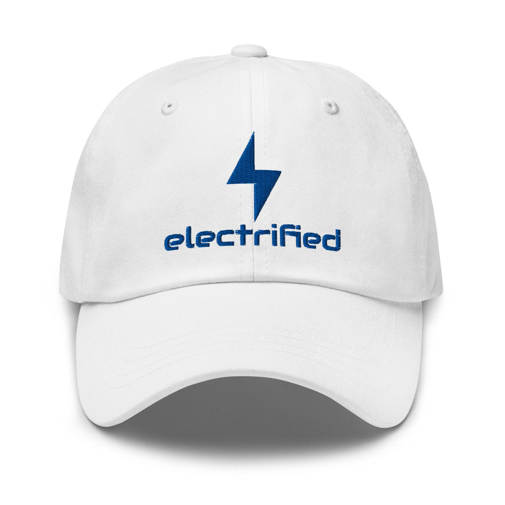 Electrified Embroidered Cap - White Color - https://ascensionemporium.net